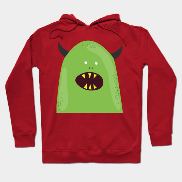 Monster AARRGGHH! Hoodie by Gunes Ozcan